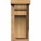 Ekena Millwork Yorktown Smooth Corbel w/Backplate, Western Red Cedar, 5 1/2"W x 8"D x 12"H COR06X08X12YOR01SWR - alternate 3